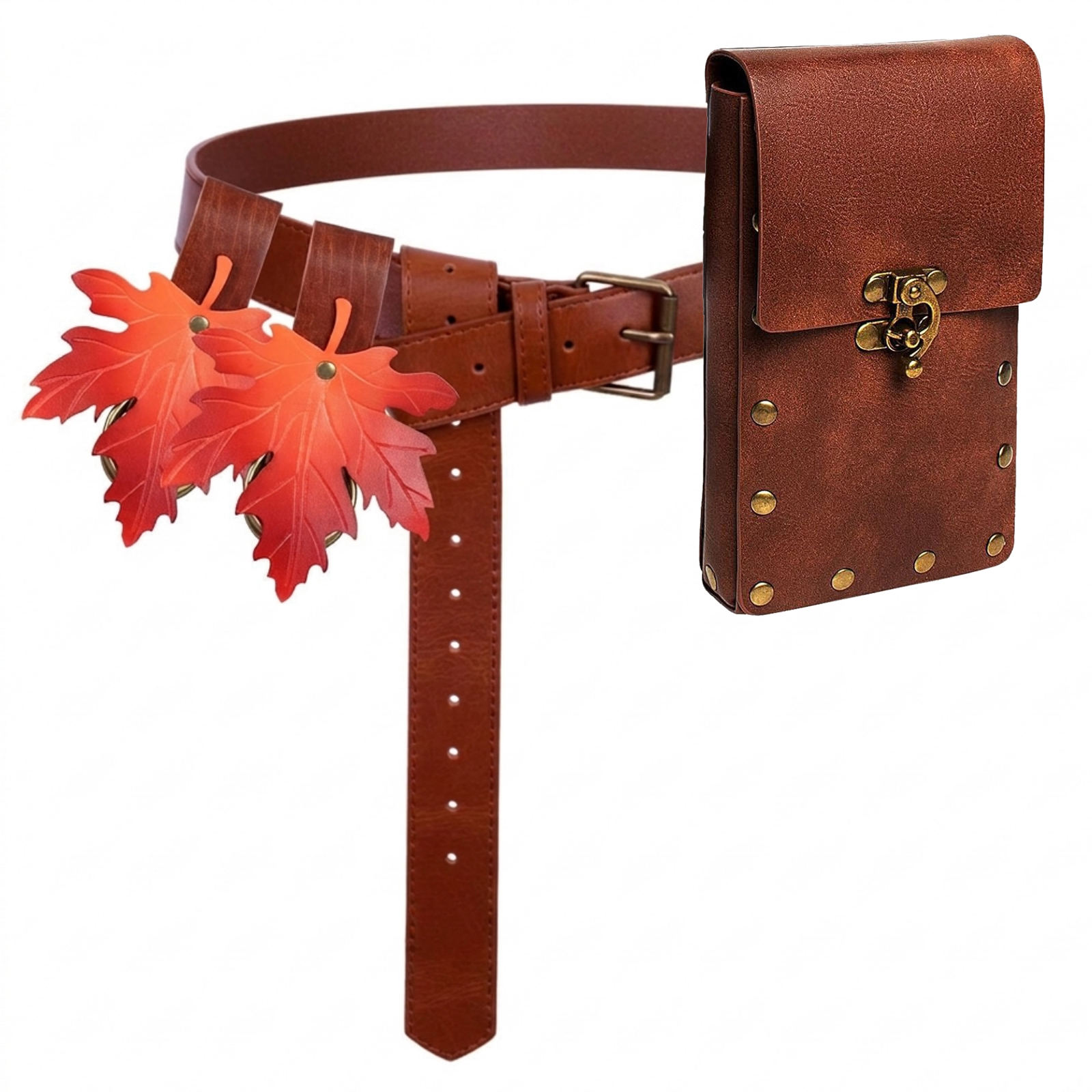 Free Cosplay Prop Patterns - Medieval Retro Leather Belt with Fanny