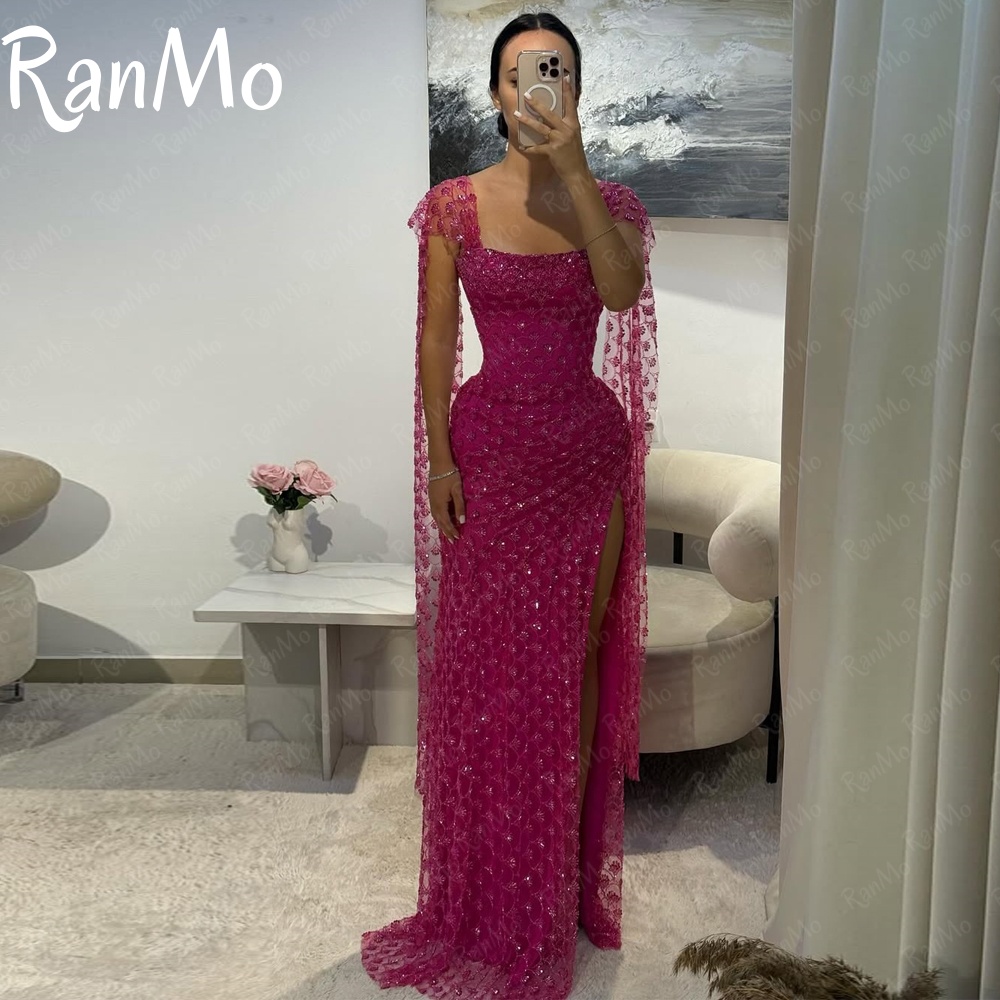 Briar Cosplay Prop - Ranmo Sparkly Sequined Pink Evening Dress