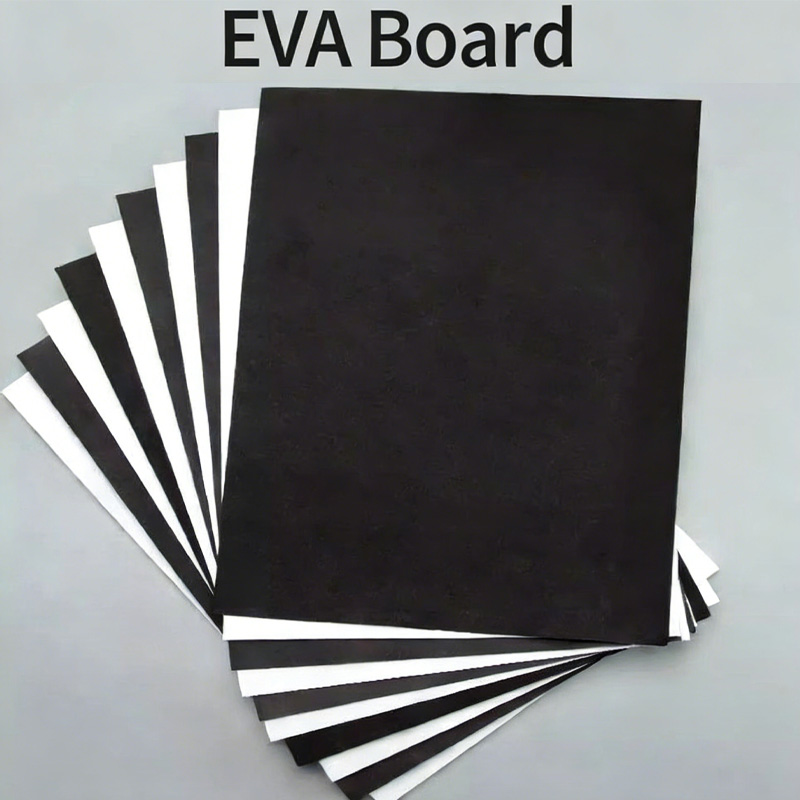 Cosplay Prop Foam Board - Black non-adhesive EVA foam board, white