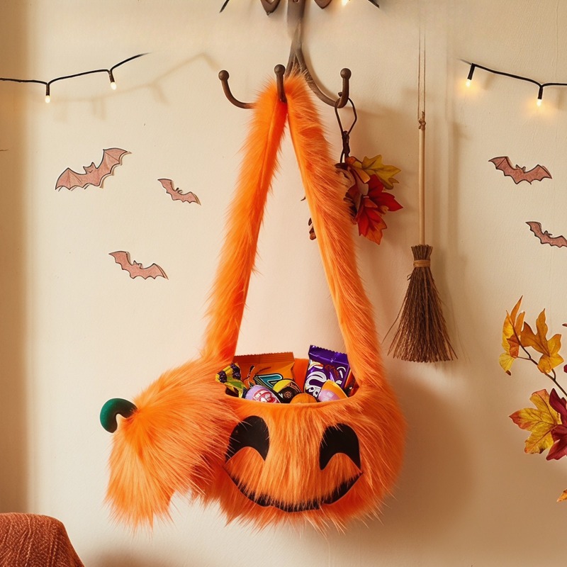 Cosplay Prop Bag - Halloween Pumpkin Candy Bags Cosplay Costume
