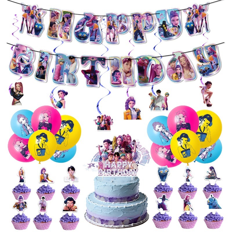 K-Pop Birthday Party Supplies  – обзор и цена Cosplay Prop Kit