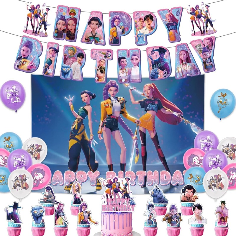 Hot K-Pop Birthday Party Suppl – обзор и цена Cosplay Prop Kit