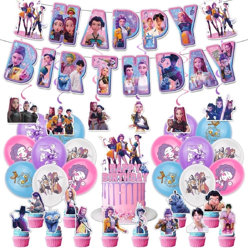 Hot K-Pop Birthday Party Suppl – обзор и цена Cosplay Prop Kit