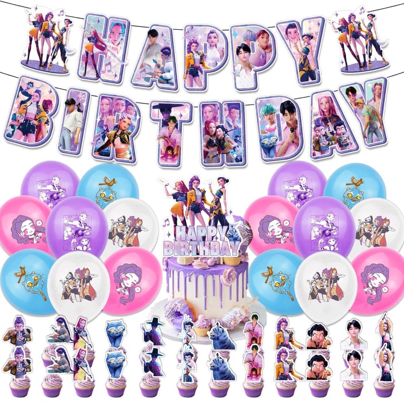 Hot K-Pop Birthday Party Suppl – обзор и цена Cosplay Prop Kit