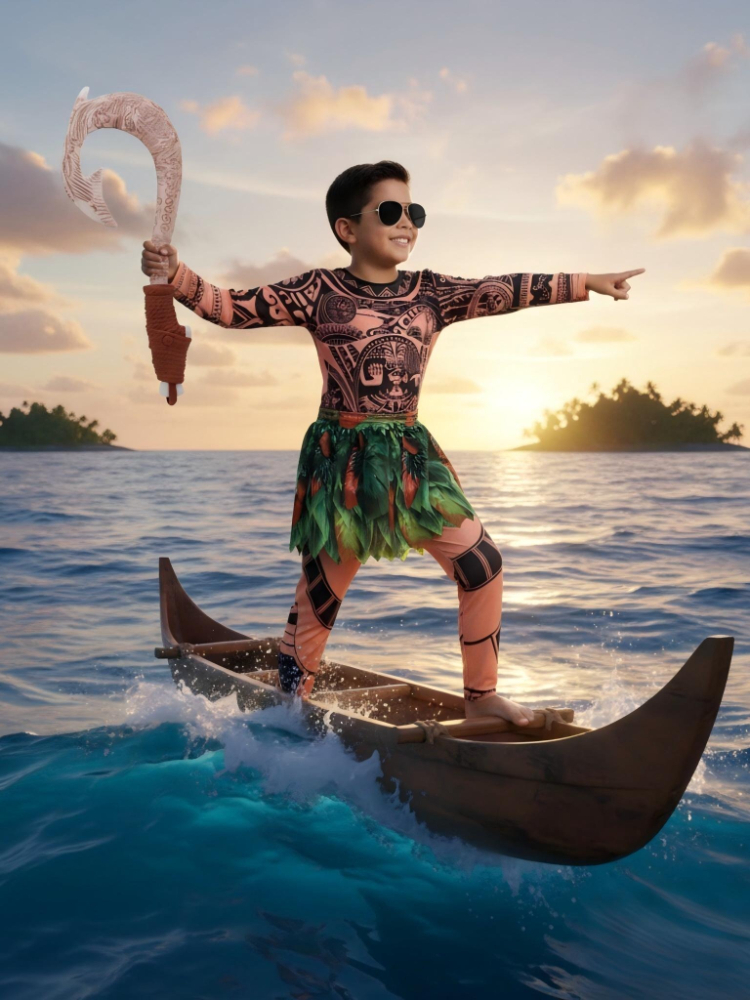Summer Moana Maui Kids Boys Co – обзор и цена Free Cosplay Prop Patterns