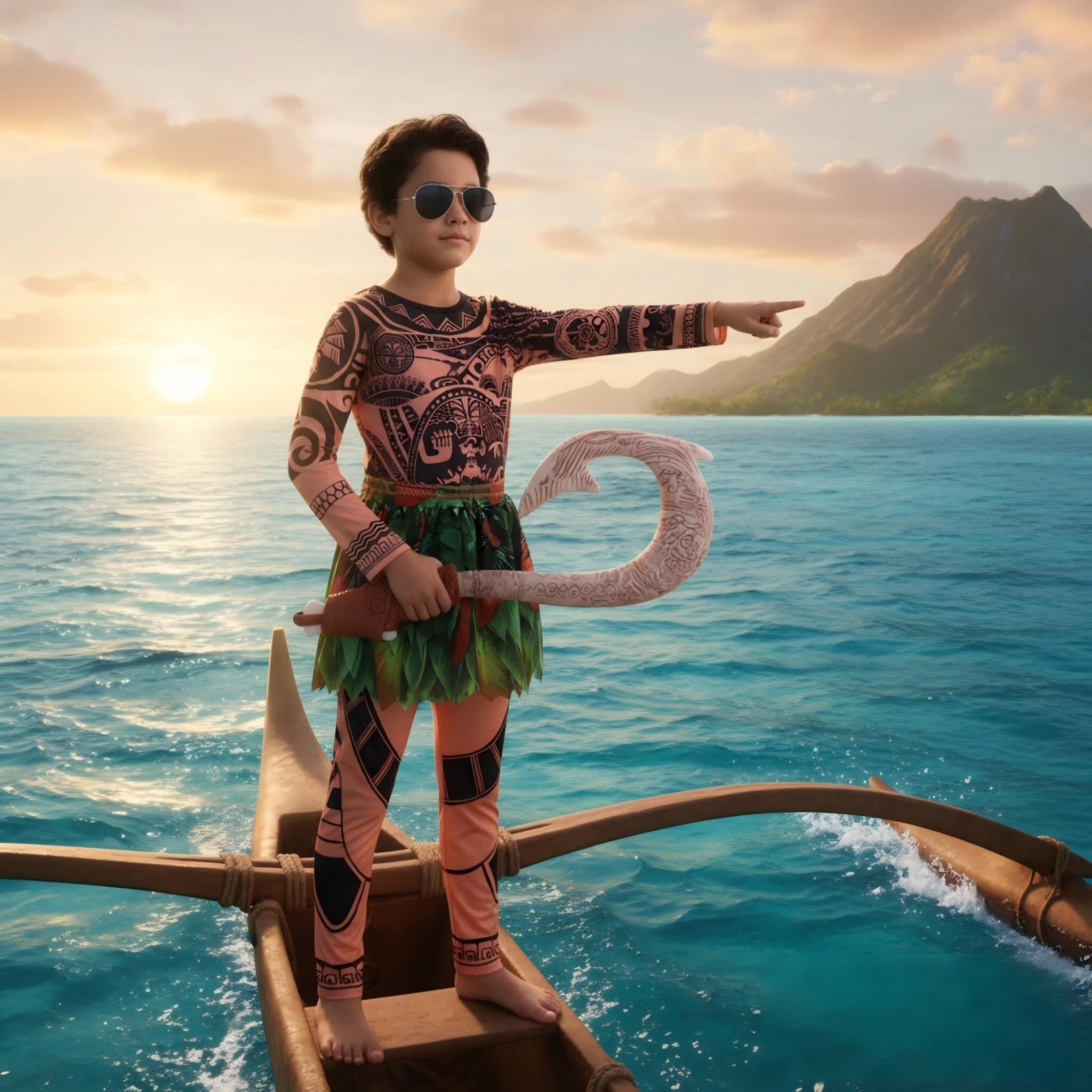 Summer Moana Maui Kids Boys Co – обзор и цена Free Cosplay Prop Patterns