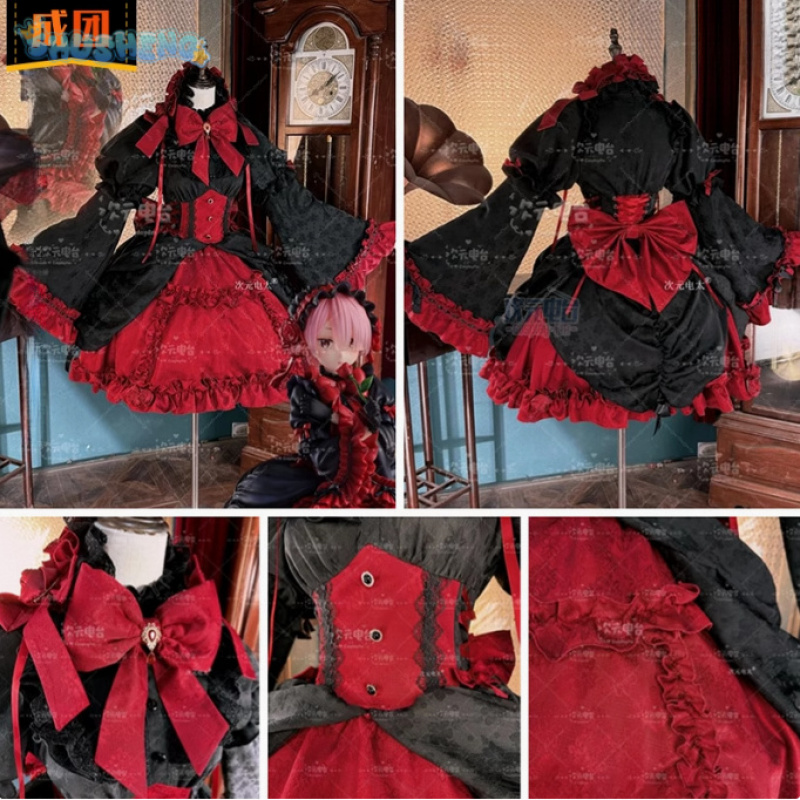 Maid Uniform Anime Re:Zer Ram  – обзор и цена Cosplay Prop Kit