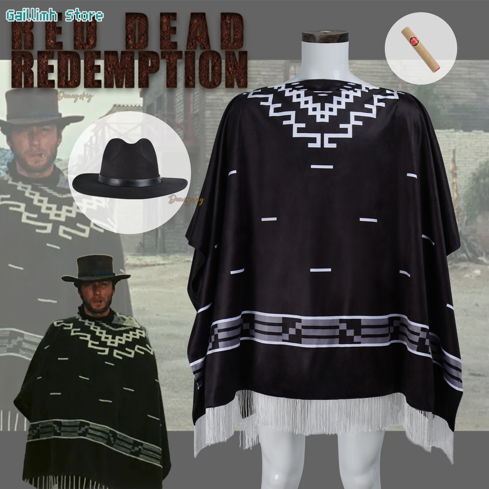 Movie Cosplay Clint Eastwood P – обзор и цена Free Cosplay Prop Patterns