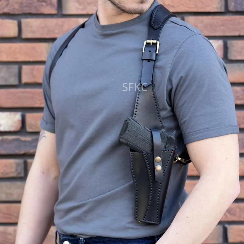 Punk Leather Shoulder Bag For  – обзор и цена Cosplay Prop Pistol