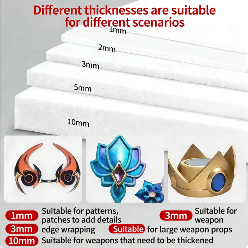 EVA foam sheet material model  – обзор и цена Cosplay Prop Foam Board