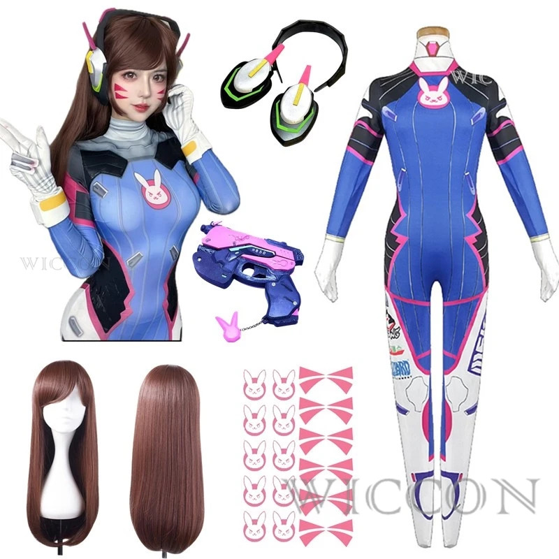 2025 11 Anime Woman Jumpsuit T – обзор и цена Dva Cosplay Prop