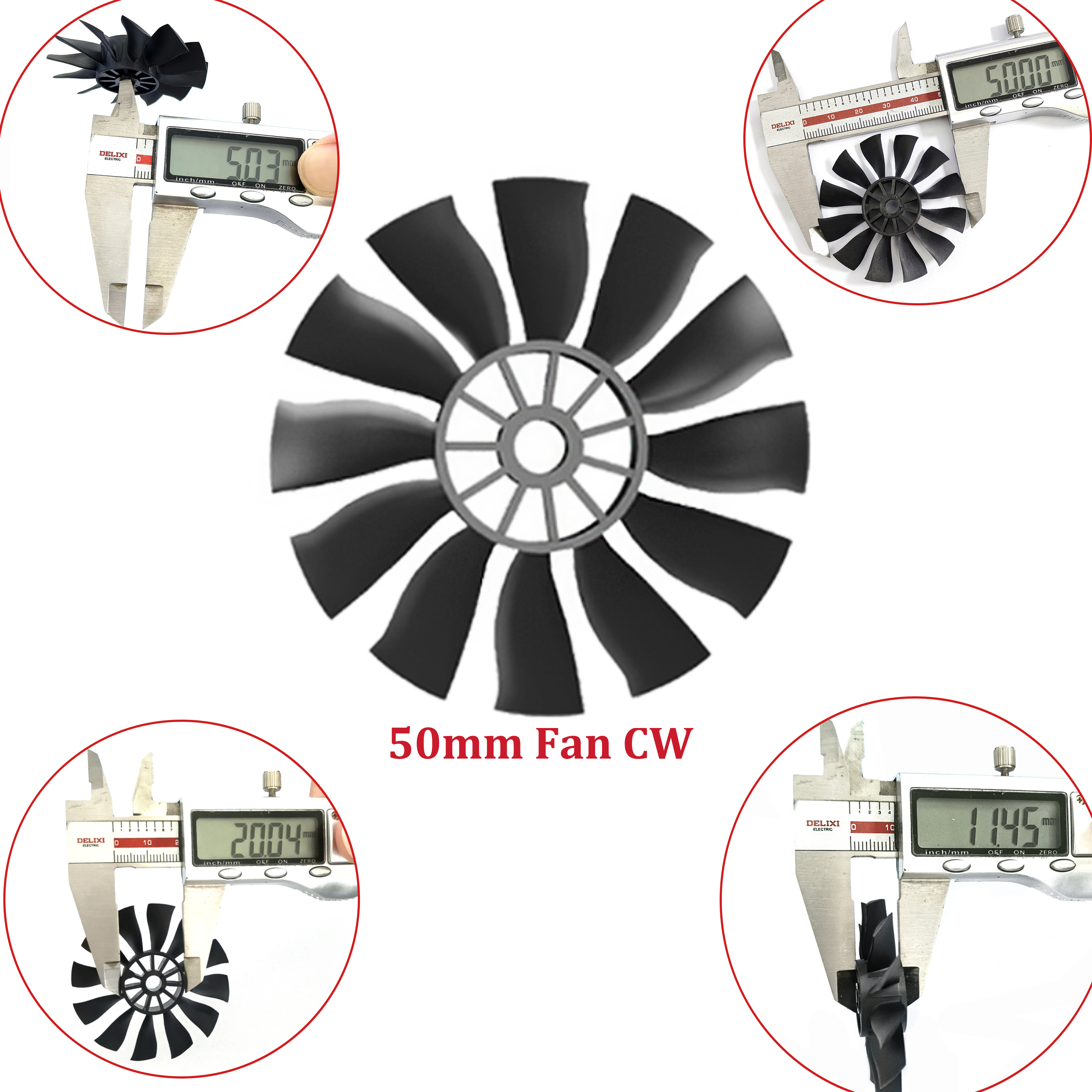 QX-MOTOR 12Blades CW CCW 70mm  – обзор и цена Ekko Cosplay Prop