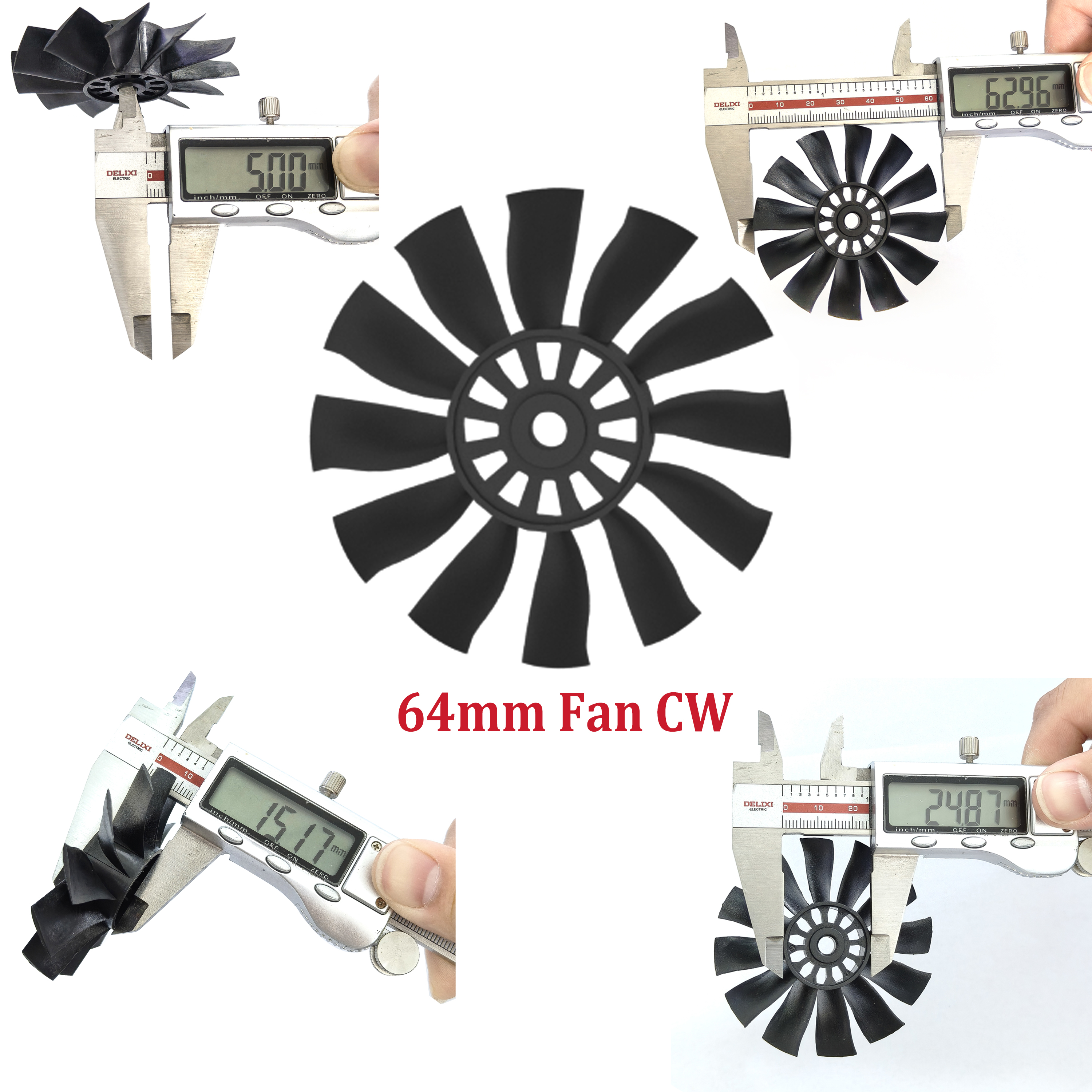 QX-MOTOR 12Blades CW CCW 70mm  – обзор и цена Ekko Cosplay Prop