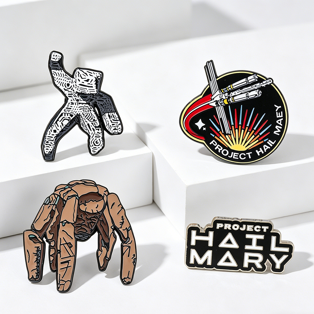 4pc Sci-Fi Enamel Pin Set Proj – обзор и цена Cosplay Prop Bag