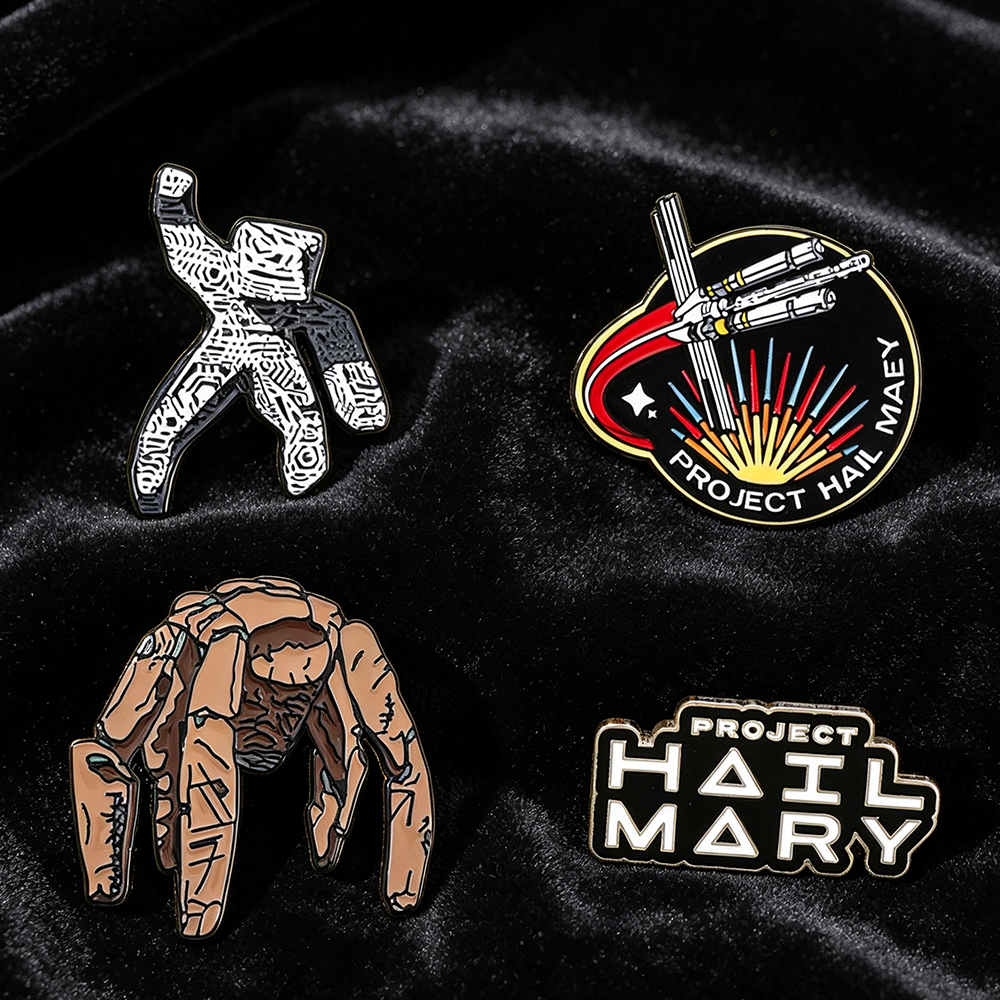 4pc Sci-Fi Enamel Pin Set Proj – обзор и цена Cosplay Prop Bag