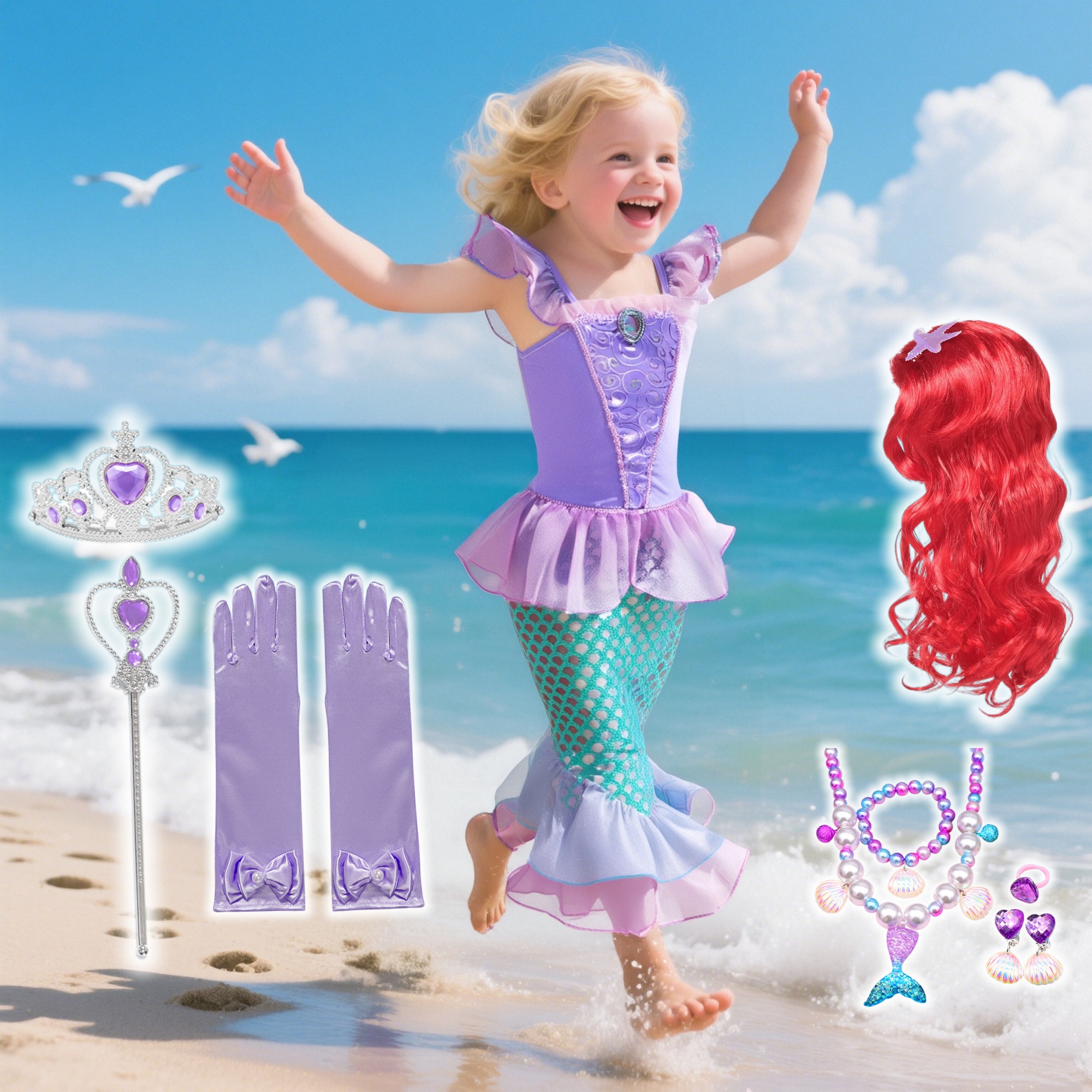 Summer Mermaid Birthday Party  – обзор и цена Briar Cosplay Prop